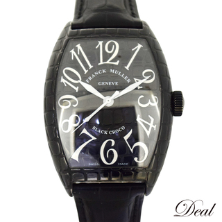フランクミュラー(FRANCK MULLER)のFRANCK MULLER フランクミュラー  トノーカーベックス ブラッククロコ  8880SCBLKCRO  メンズ 腕時計(腕時計(アナログ))