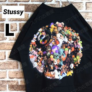 ステューシー(STUSSY)の《ステューシー》正規・新品タグ　ぬいぐるみ8ボール　ブラック　L　Tシャツ(Tシャツ/カットソー(半袖/袖なし))