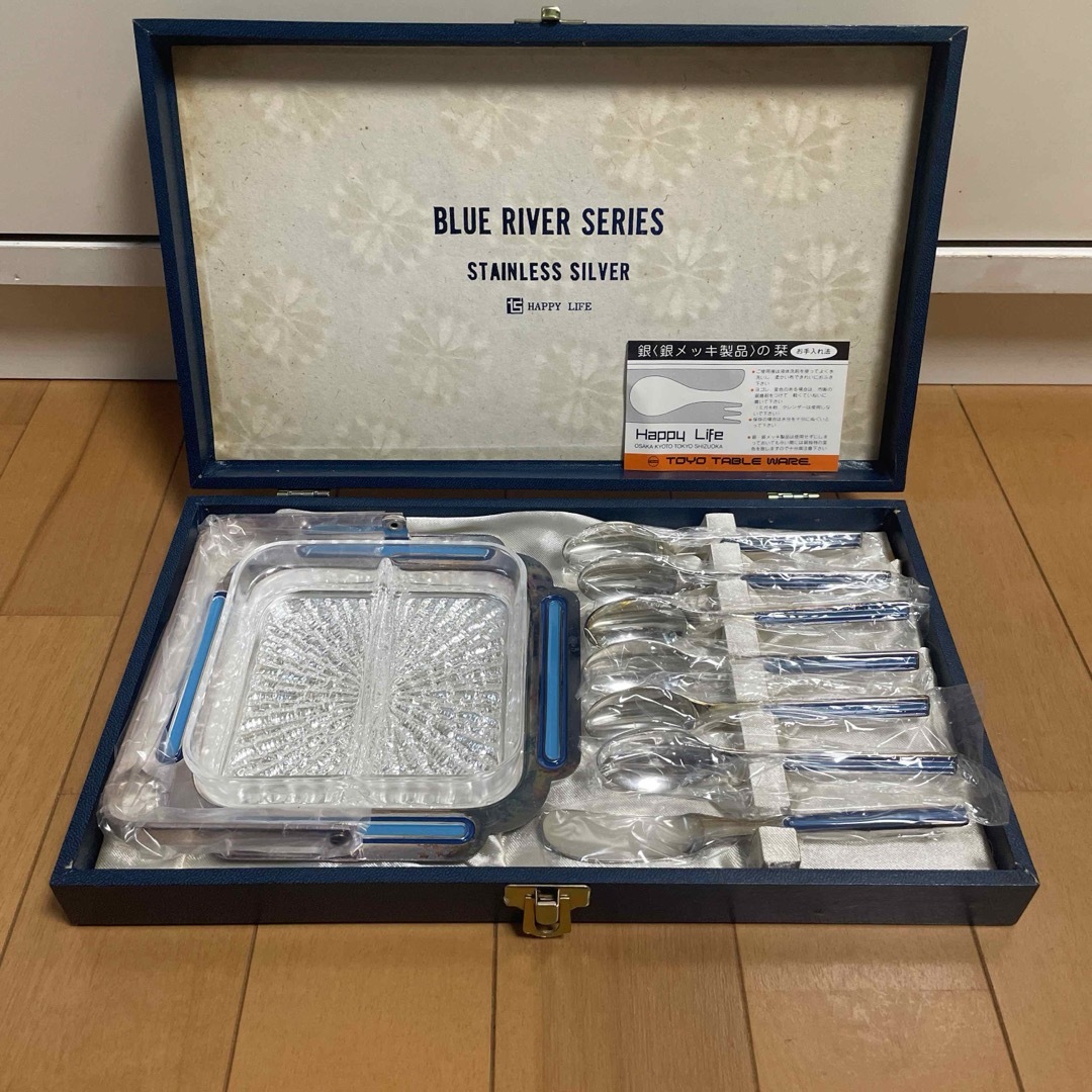 Blue river series  銀メッキ製品 インテリア/住まい/日用品のキッチン/食器(カトラリー/箸)の商品写真