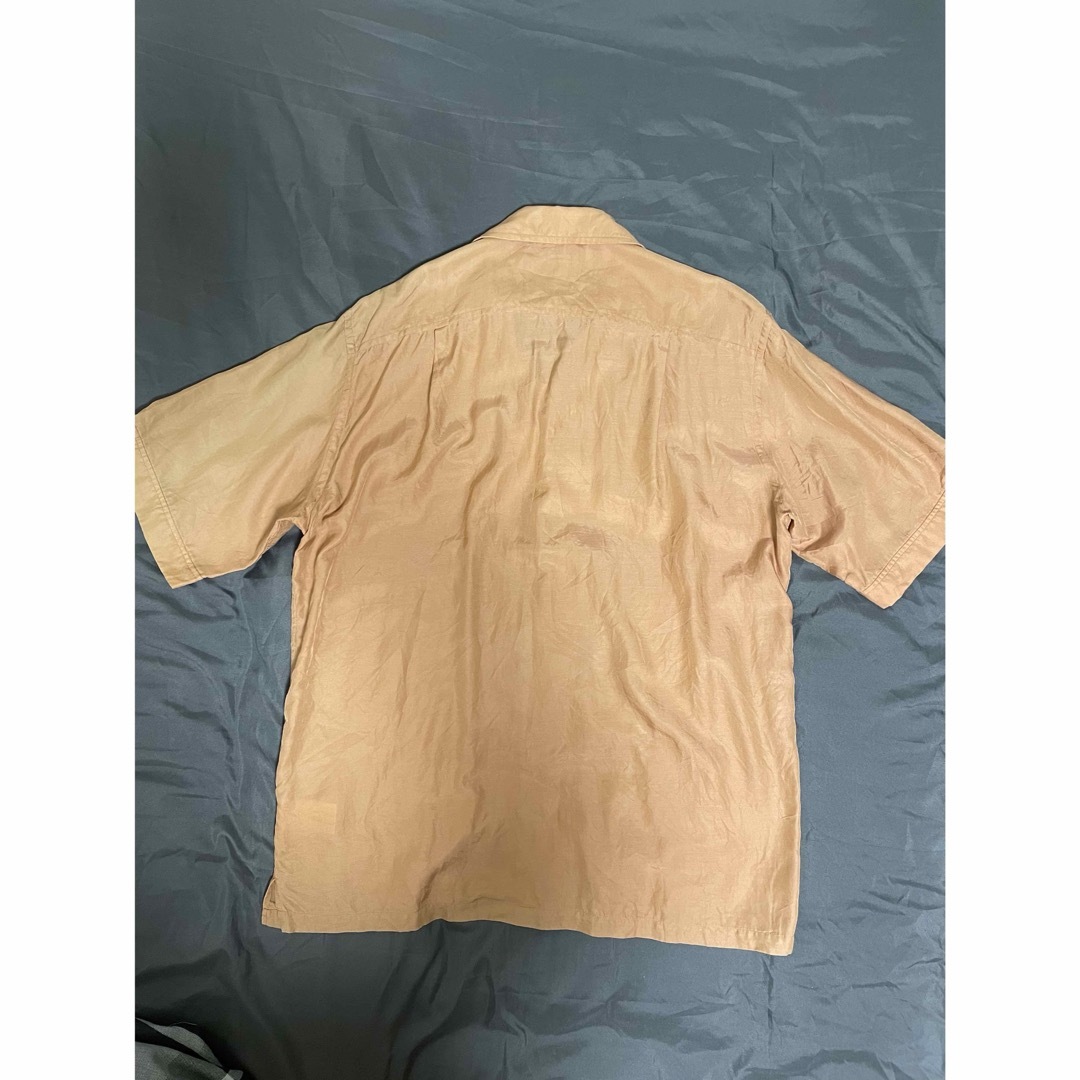 TOMORROWLAND(トゥモローランド)のトゥモローランド　オープンカラーシャツ　シルク　S メンズのトップス(シャツ)の商品写真