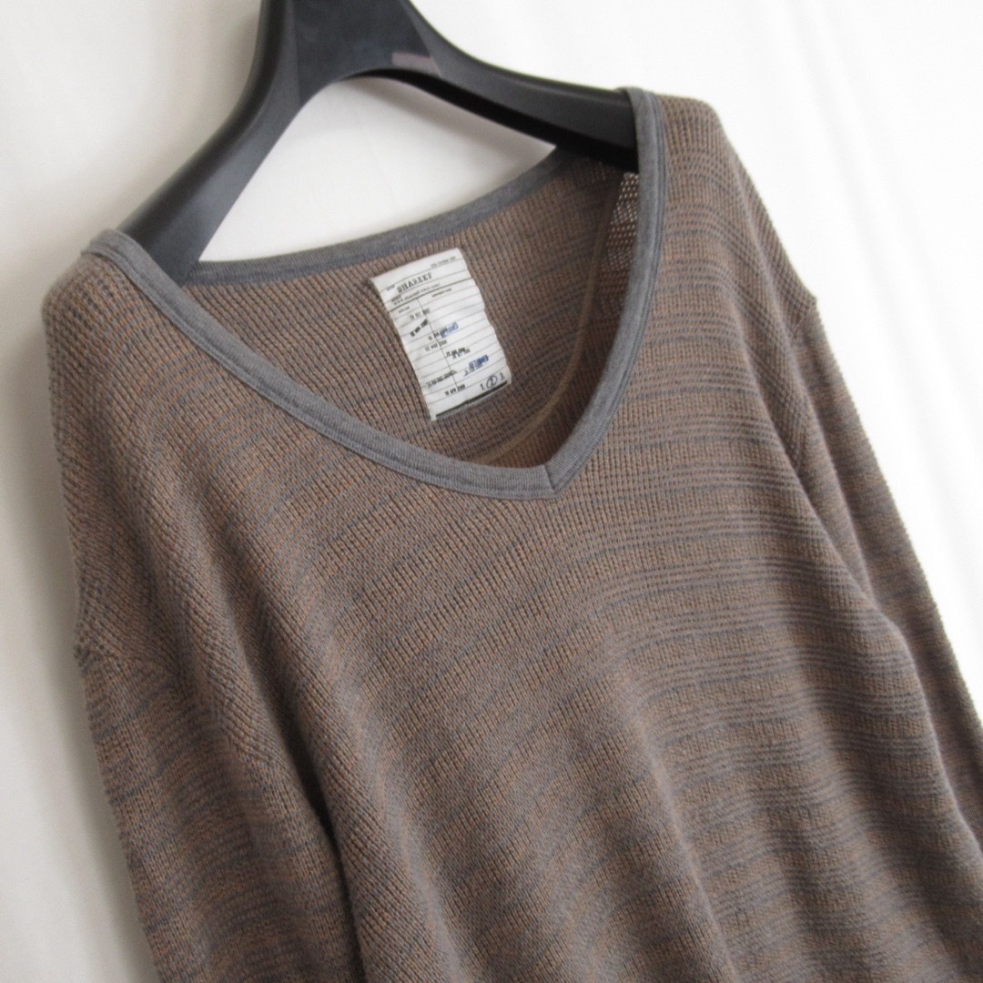 SHAREEF(シャリーフ)のSHAREEF ニット カットソー ロング Tシャツ ロンT サーマル セーター メンズのトップス(ニット/セーター)の商品写真