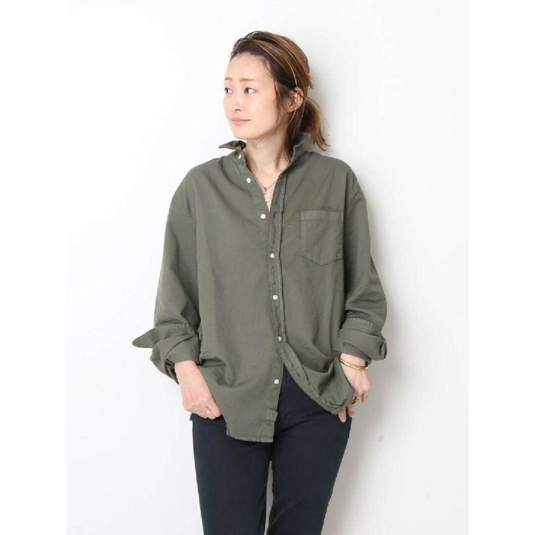 DEUXIEME CLASSE(ドゥーズィエムクラス)のFRANK&EIEEN　WASHED シャツ レディースのトップス(シャツ/ブラウス(長袖/七分))の商品写真