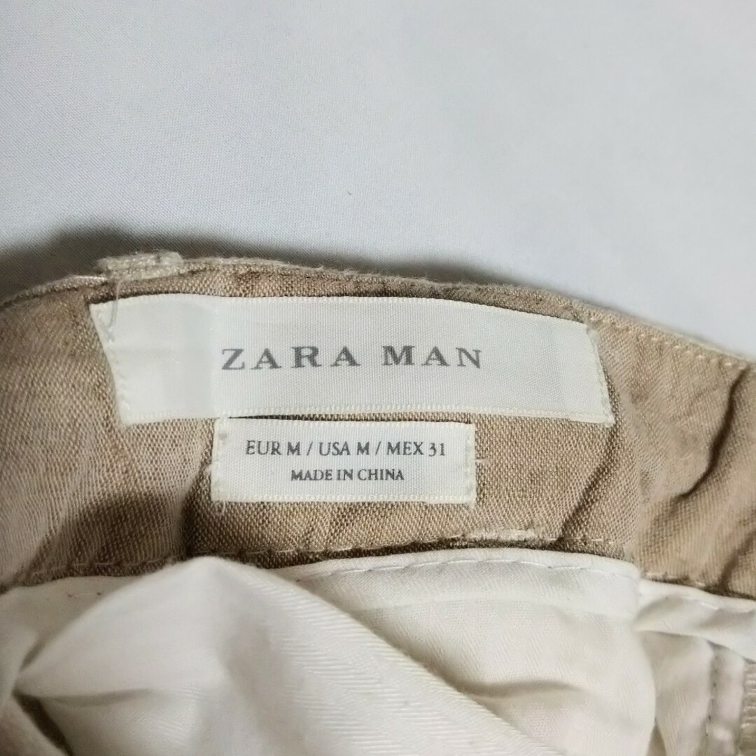 ZARA(ザラ)のZARA　ザラ　スラックス　麻　イージー　USA-M   L メンズのパンツ(スラックス)の商品写真