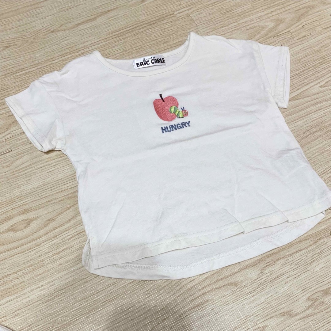 ERIC CARLE(エリックカール)のはらぺこあおむし　90・95センチ　Tシャツセット キッズ/ベビー/マタニティのキッズ服男の子用(90cm~)(Tシャツ/カットソー)の商品写真