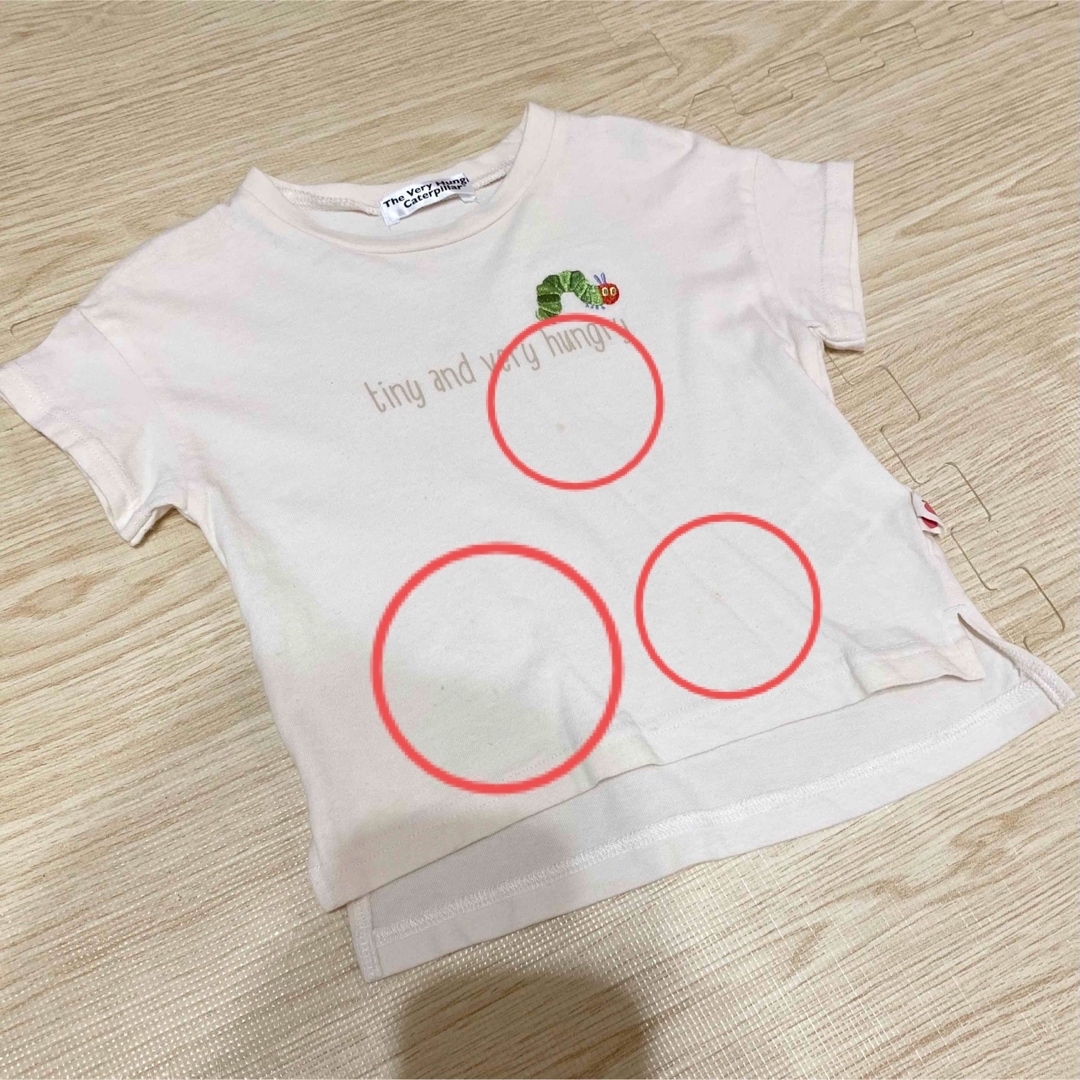 ERIC CARLE(エリックカール)のはらぺこあおむし　90・95センチ　Tシャツセット キッズ/ベビー/マタニティのキッズ服男の子用(90cm~)(Tシャツ/カットソー)の商品写真