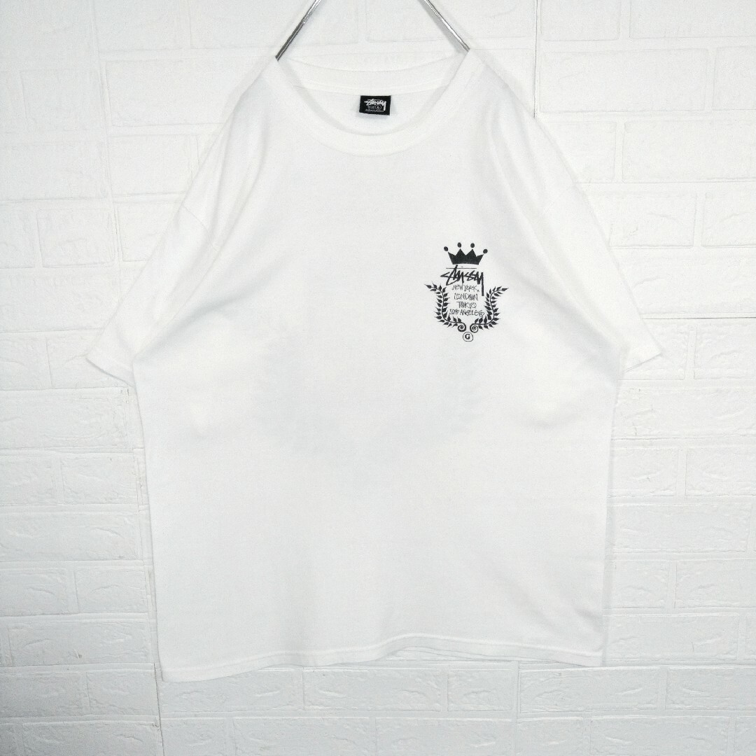 STUSSY(ステューシー)の【STUSSY】ワールドクラウンロゴ　ビッグシルエット　Tシャツ メンズのトップス(Tシャツ/カットソー(半袖/袖なし))の商品写真