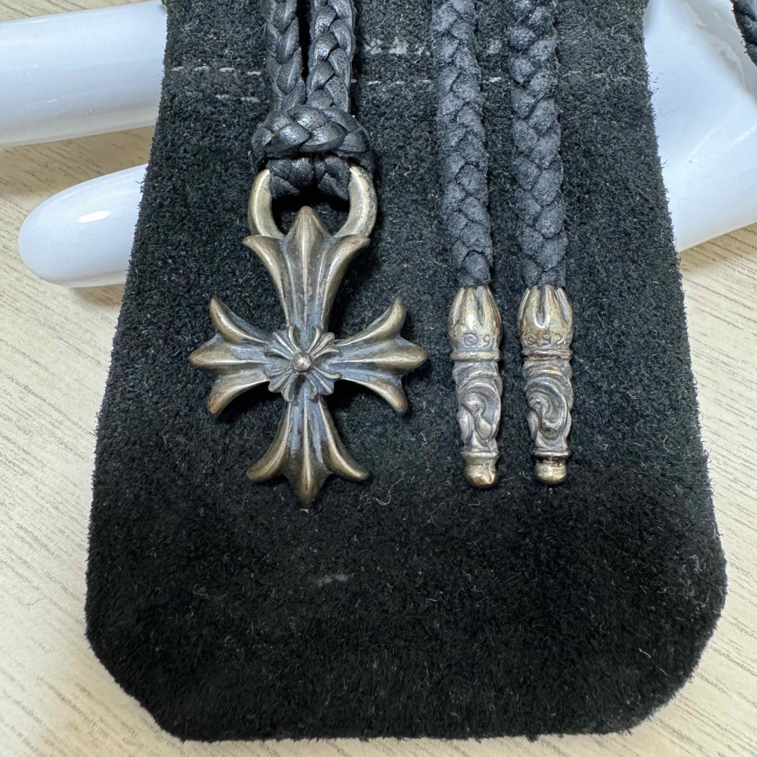 Chrome Hearts(クロムハーツ)の中古CHROME HEARTSクロムハーツダブルCHプラスペンダント正規店購入品 メンズのアクセサリー(ネックレス)の商品写真