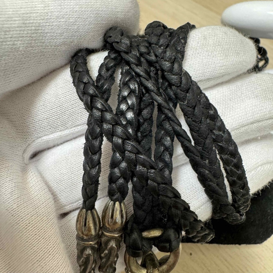 Chrome Hearts(クロムハーツ)の中古CHROME HEARTSクロムハーツダブルCHプラスペンダント正規店購入品 メンズのアクセサリー(ネックレス)の商品写真