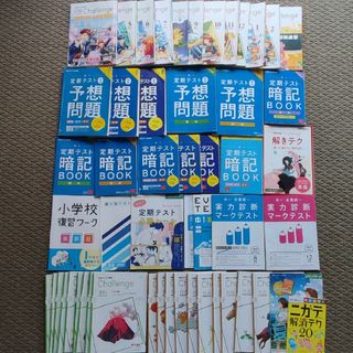 ベネッセ(Benesse)の進研ゼミ中学講座　2023年度　2023年4月〜2024年3月　ベネッセ　書込済(語学/参考書)