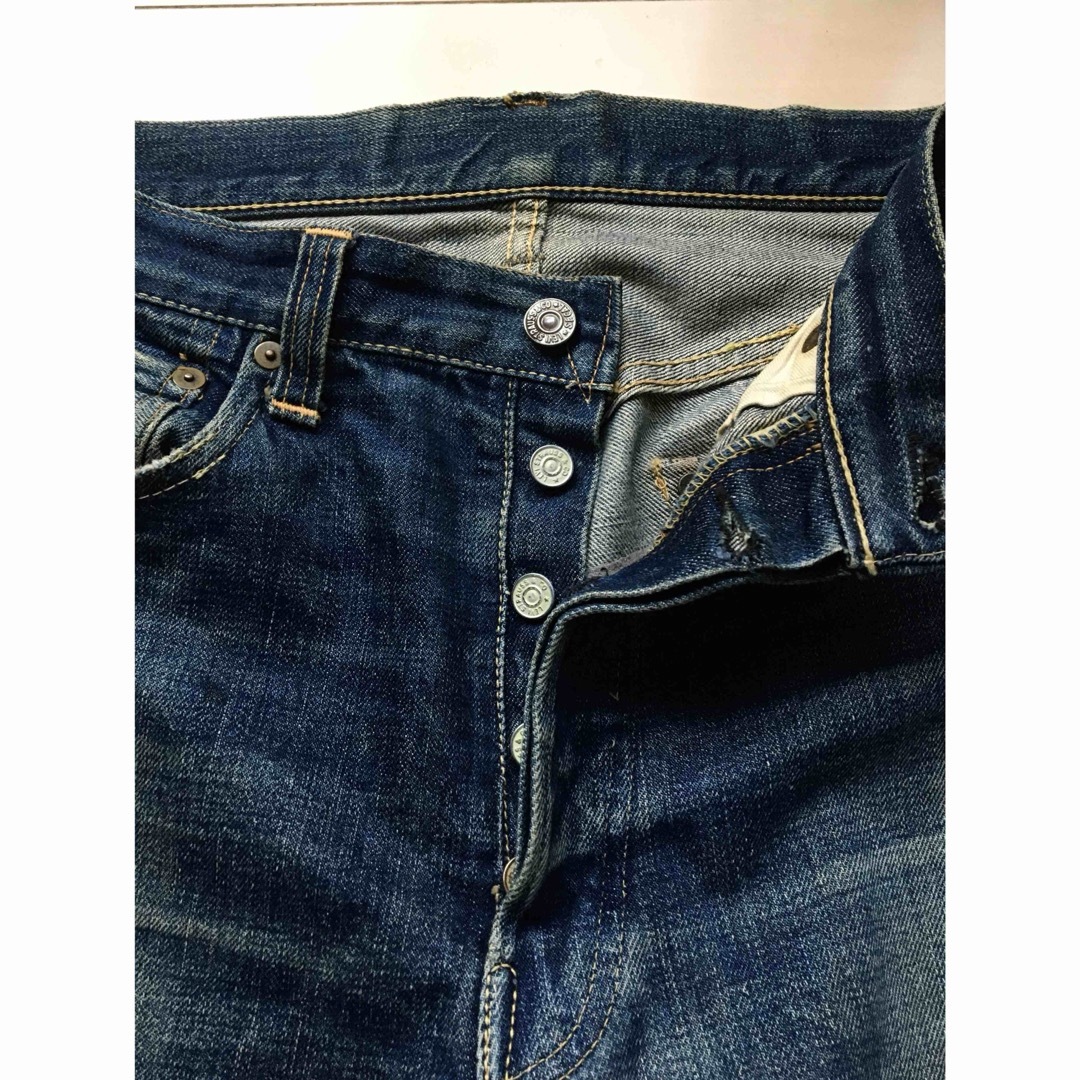 Levi's(リーバイス)の【47モデル】真紺 片面 501XX 33×31 前期 40年代 リーバイス メンズのパンツ(デニム/ジーンズ)の商品写真