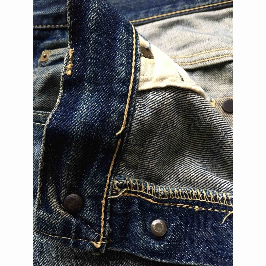 Levi's(リーバイス)の【47モデル】真紺 片面 501XX 33×31 前期 40年代 リーバイス メンズのパンツ(デニム/ジーンズ)の商品写真