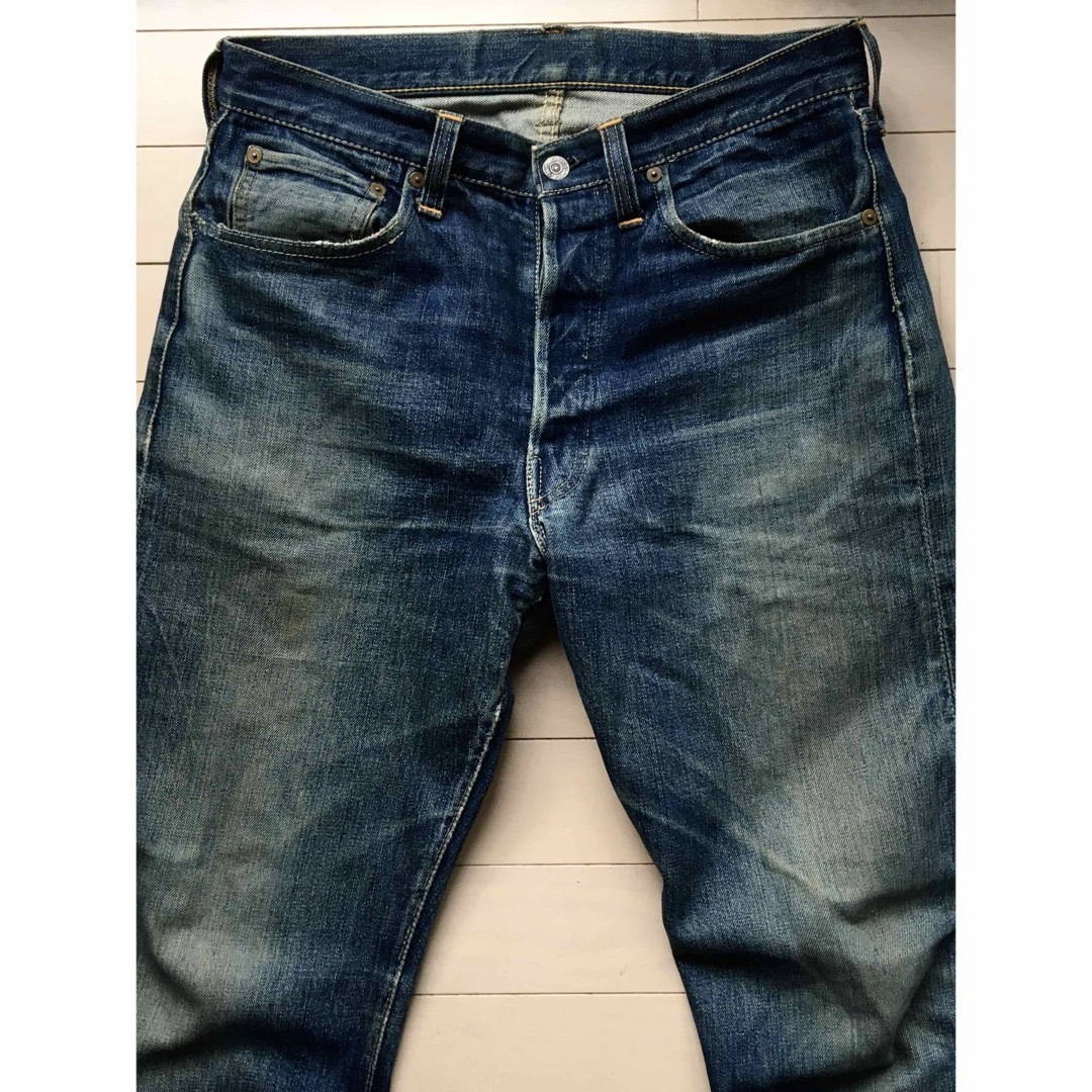 Levi's(リーバイス)の【47モデル】真紺 片面 501XX 33×31 前期 40年代 リーバイス メンズのパンツ(デニム/ジーンズ)の商品写真