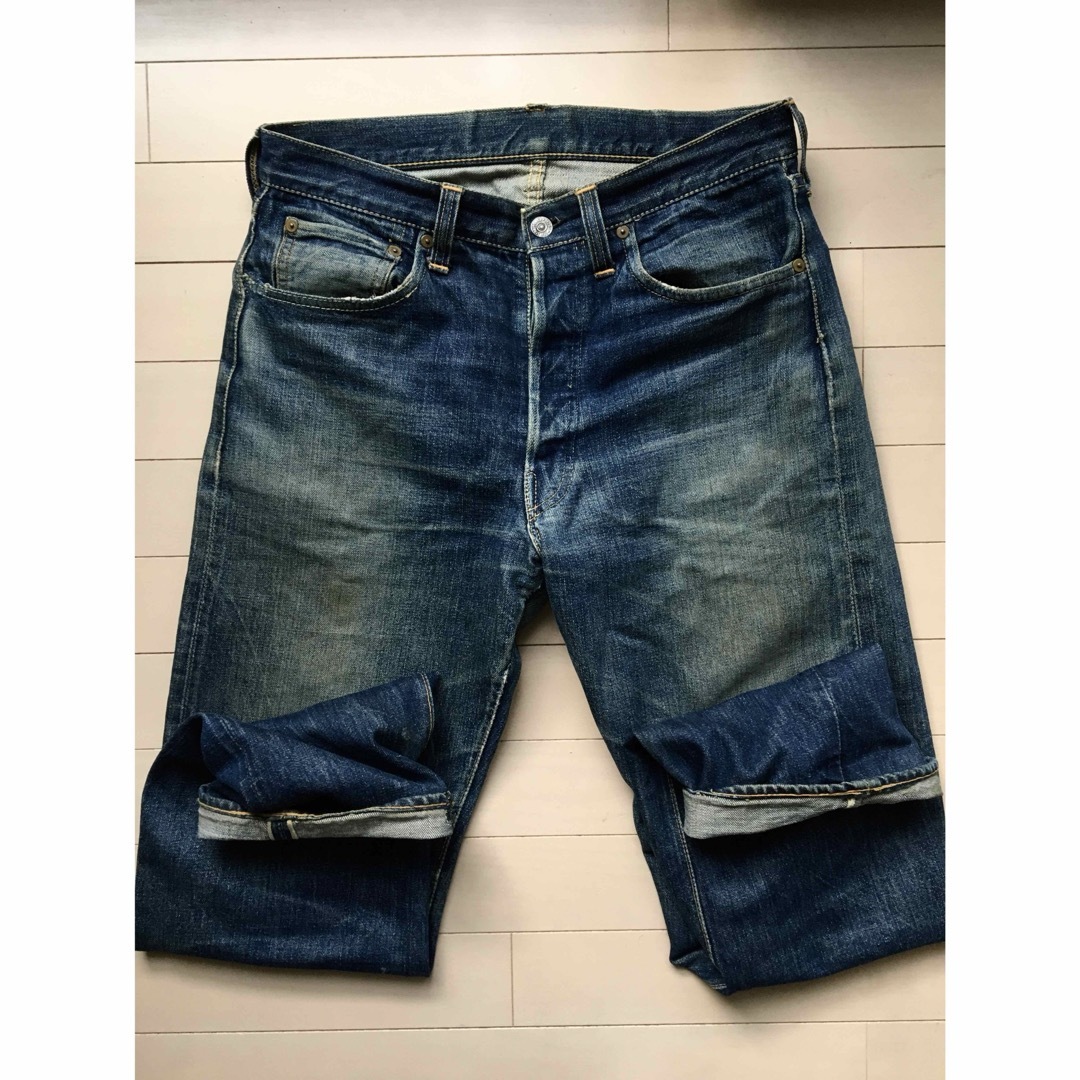 Levi's(リーバイス)の【47モデル】真紺 片面 501XX 33×31 前期 40年代 リーバイス メンズのパンツ(デニム/ジーンズ)の商品写真