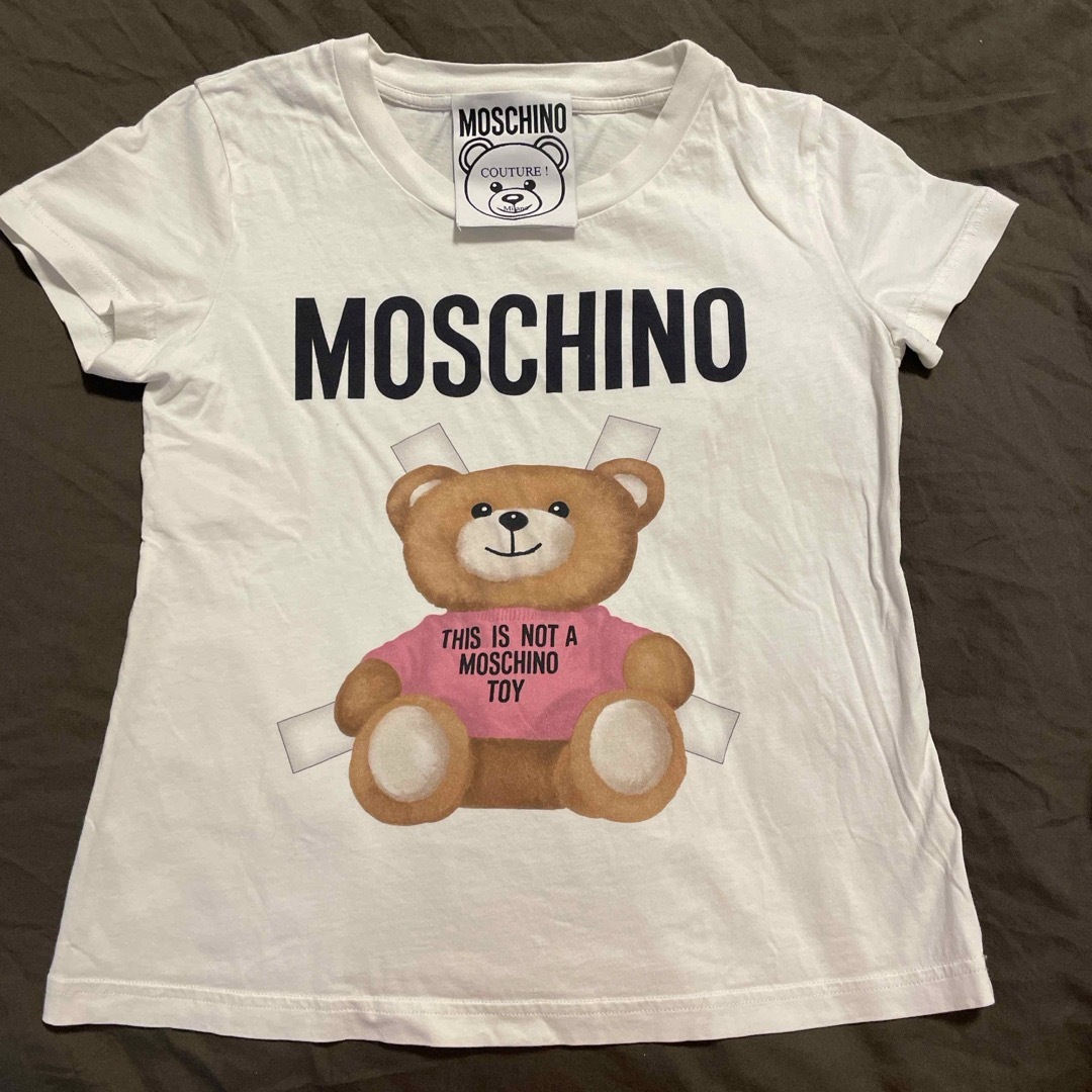 MOSCHINO(モスキーノ)のモスキーノ　クマTシャツ レディースのトップス(Tシャツ(半袖/袖なし))の商品写真