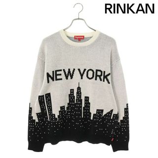 シュプリーム(Supreme)のシュプリーム  20SS  New York Sweater ニューヨークジャガードクルーネックニット メンズ L(ニット/セーター)