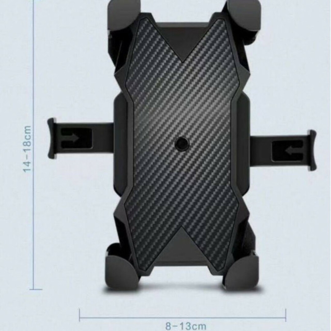 数量限定 スマートフォン ホルダー 自転車固定 落下防止 回転 ロック 機構 赤 スポーツ/アウトドアのアウトドア(その他)の商品写真