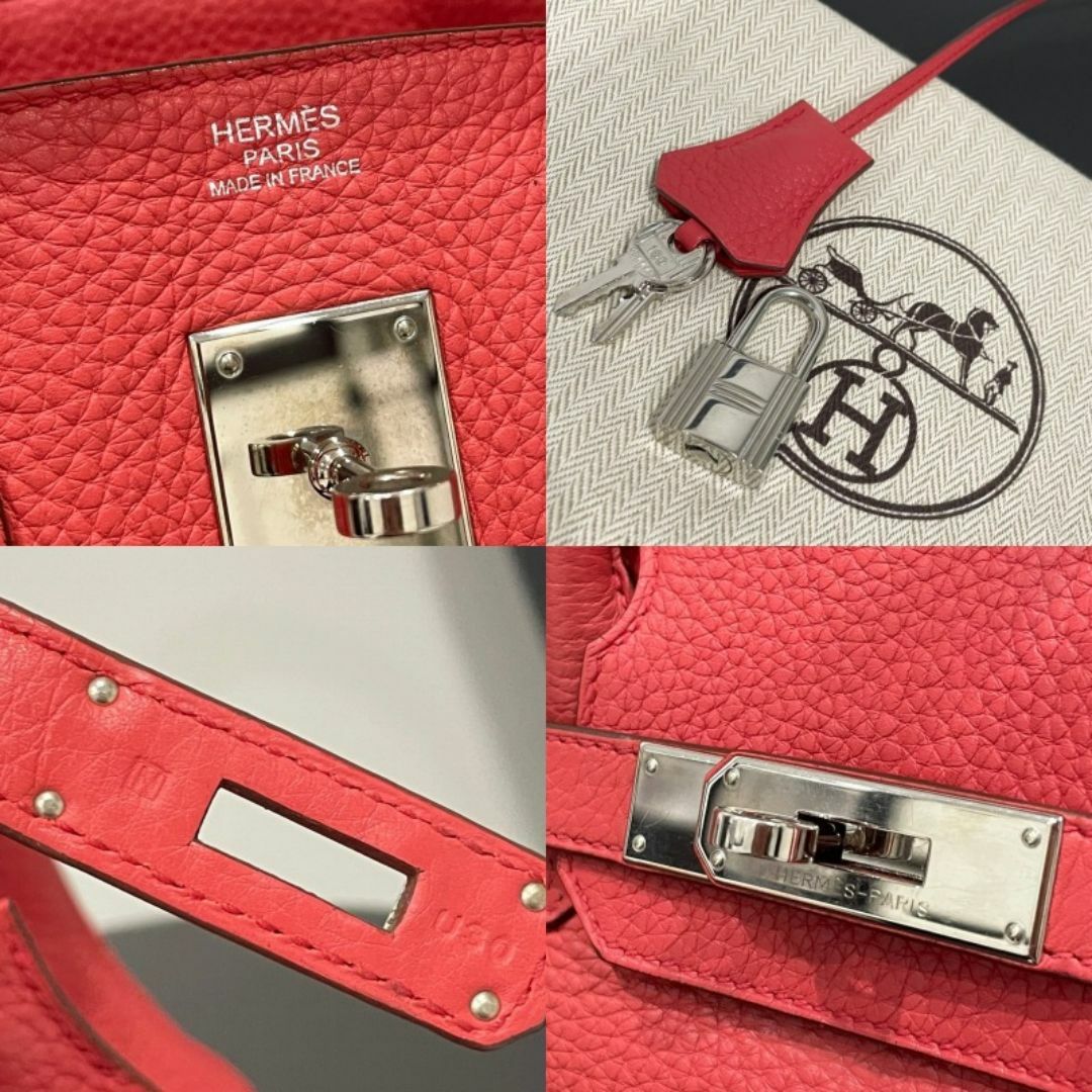 Hermes(エルメス)の美品 エルメス バーキン30 トリヨンクレマンス ブーゲンビリア レディースのバッグ(ハンドバッグ)の商品写真