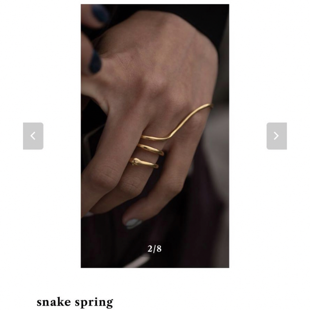 Ron Herman(ロンハーマン)のGAGAN   snake spring レディースのアクセサリー(リング(指輪))の商品写真