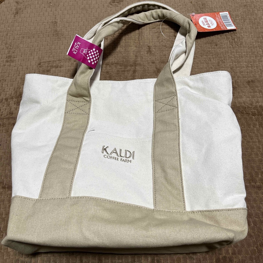KALDI(カルディ)のカルディ　トートバッグマチ付き レディースのバッグ(トートバッグ)の商品写真