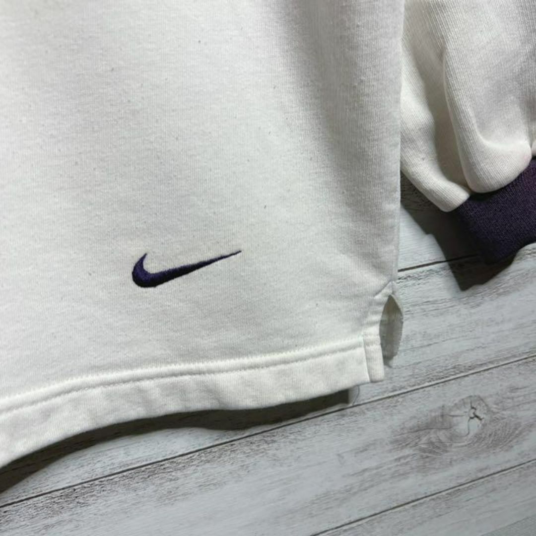 NIKE(ナイキ)の【入手困難!!】ナイキ ✈︎刺繍 ハーフジップ ゆるだぼ 裏起毛 肉厚 メンズのトップス(スウェット)の商品写真