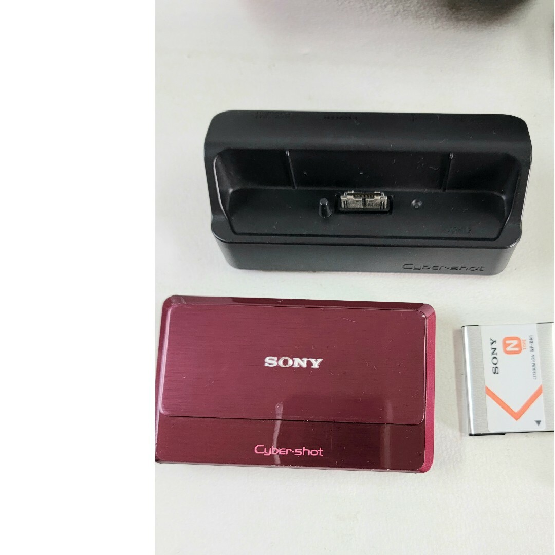 動作OK SONY デジカメ サイバーショット DSC-TX7 レッド ソニー スマホ/家電/カメラのカメラ(コンパクトデジタルカメラ)の商品写真