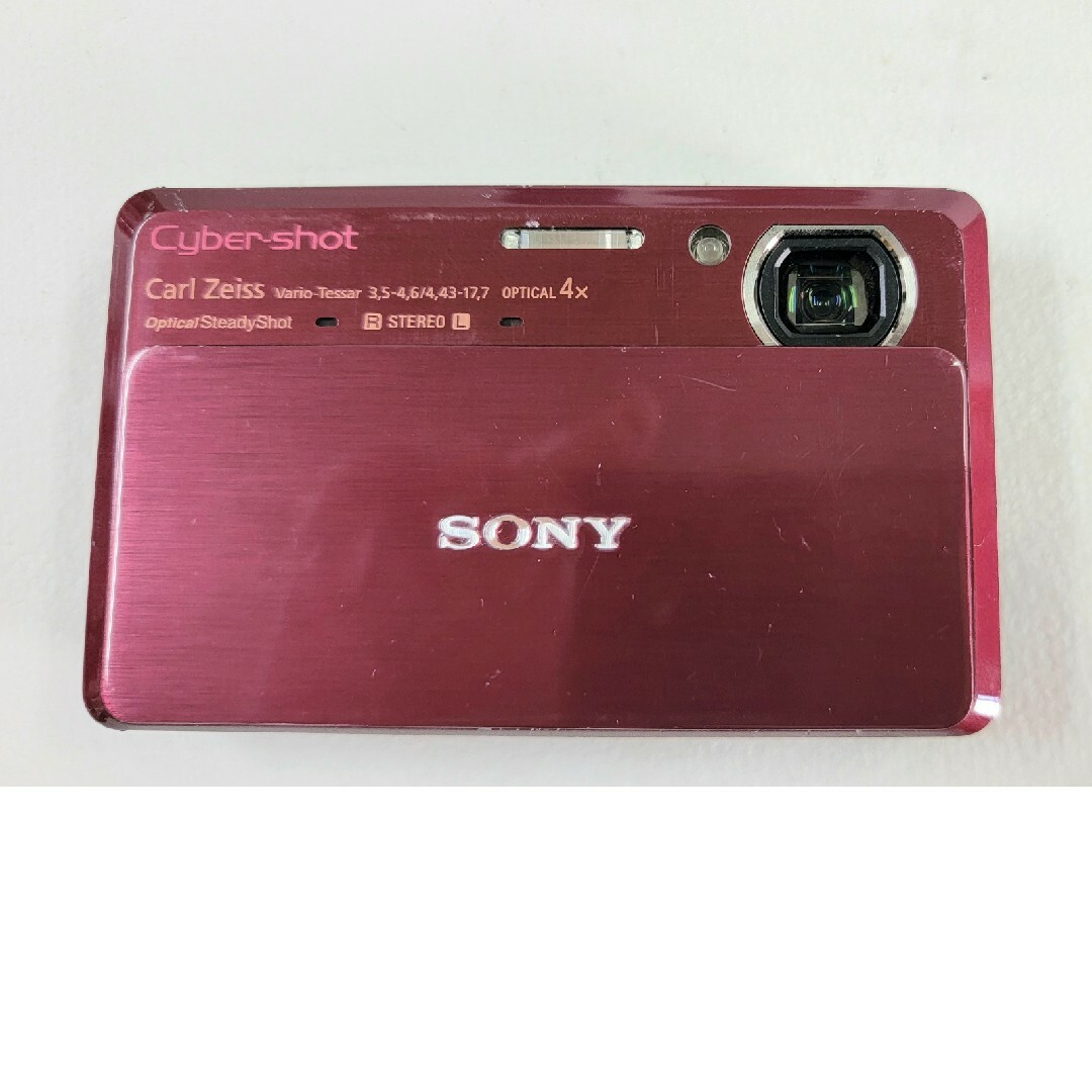 動作OK SONY デジカメ サイバーショット DSC-TX7 レッド ソニー スマホ/家電/カメラのカメラ(コンパクトデジタルカメラ)の商品写真