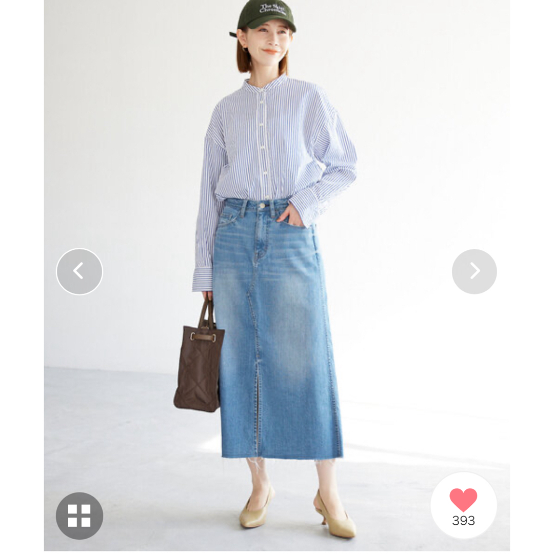 IENA(イエナ)のHealthy DENIMスカート レディースのスカート(ロングスカート)の商品写真