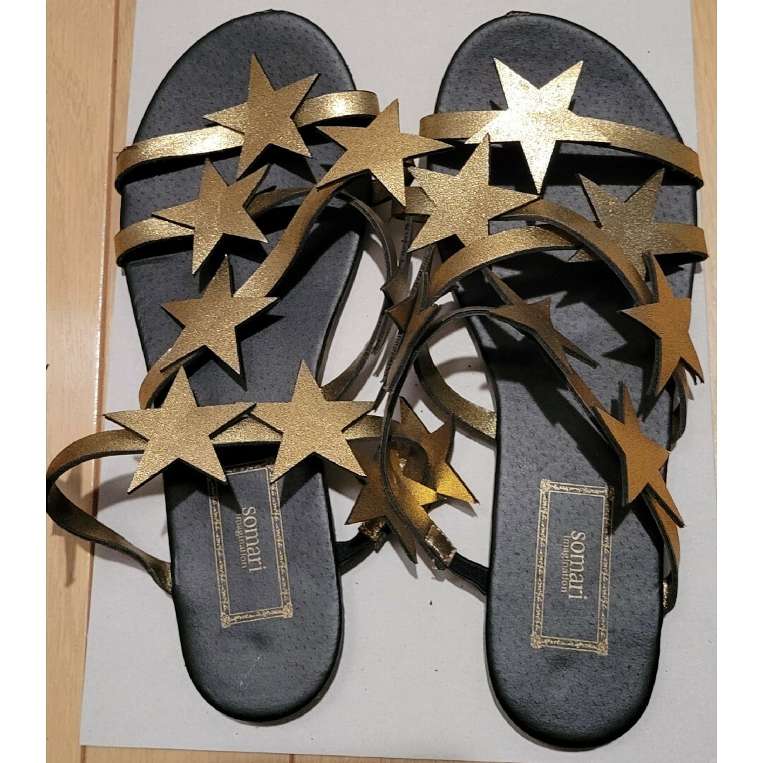 星柄サンダル レディースの靴/シューズ(サンダル)の商品写真
