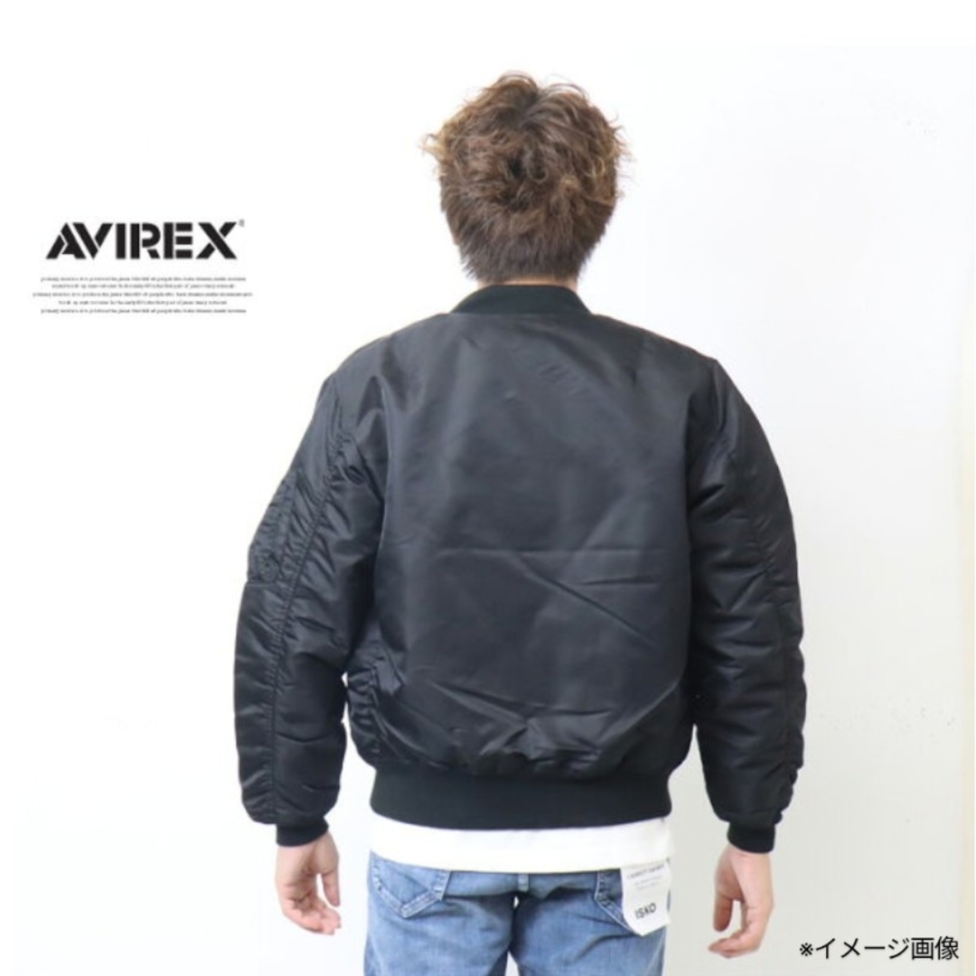 AVIREX(アヴィレックス)のアヴィレックス MA-1 フライトジャケット コマーシャル【ブラック★希少XL】 メンズのジャケット/アウター(フライトジャケット)の商品写真