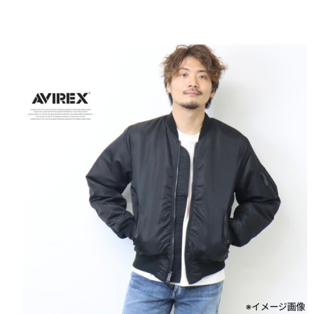 AVIREX(アヴィレックス)のアヴィレックス MA-1 フライトジャケット コマーシャル【ブラック★希少XL】 メンズのジャケット/アウター(フライトジャケット)の商品写真