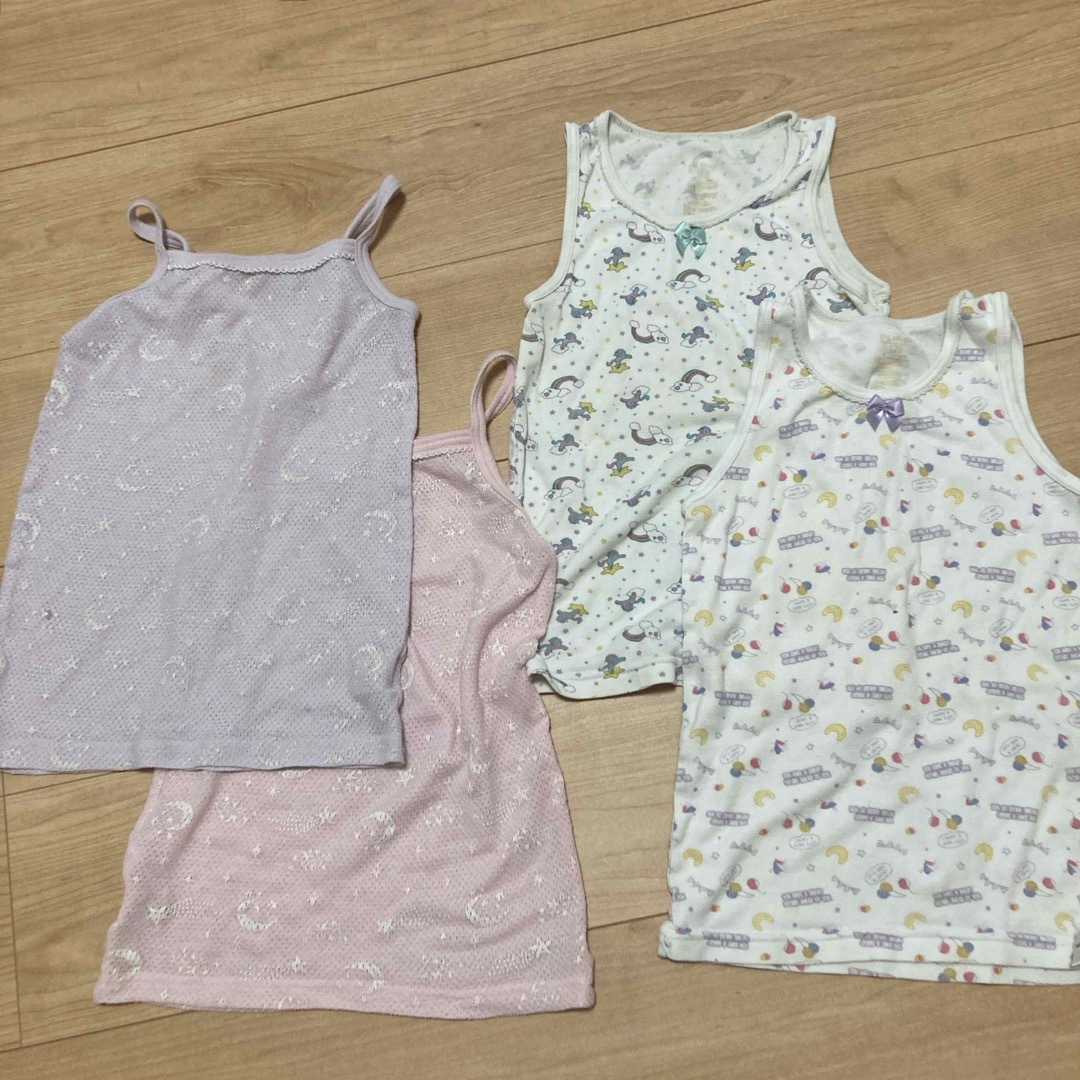 肌着　女の子　120 キッズ/ベビー/マタニティのキッズ服女の子用(90cm~)(Tシャツ/カットソー)の商品写真