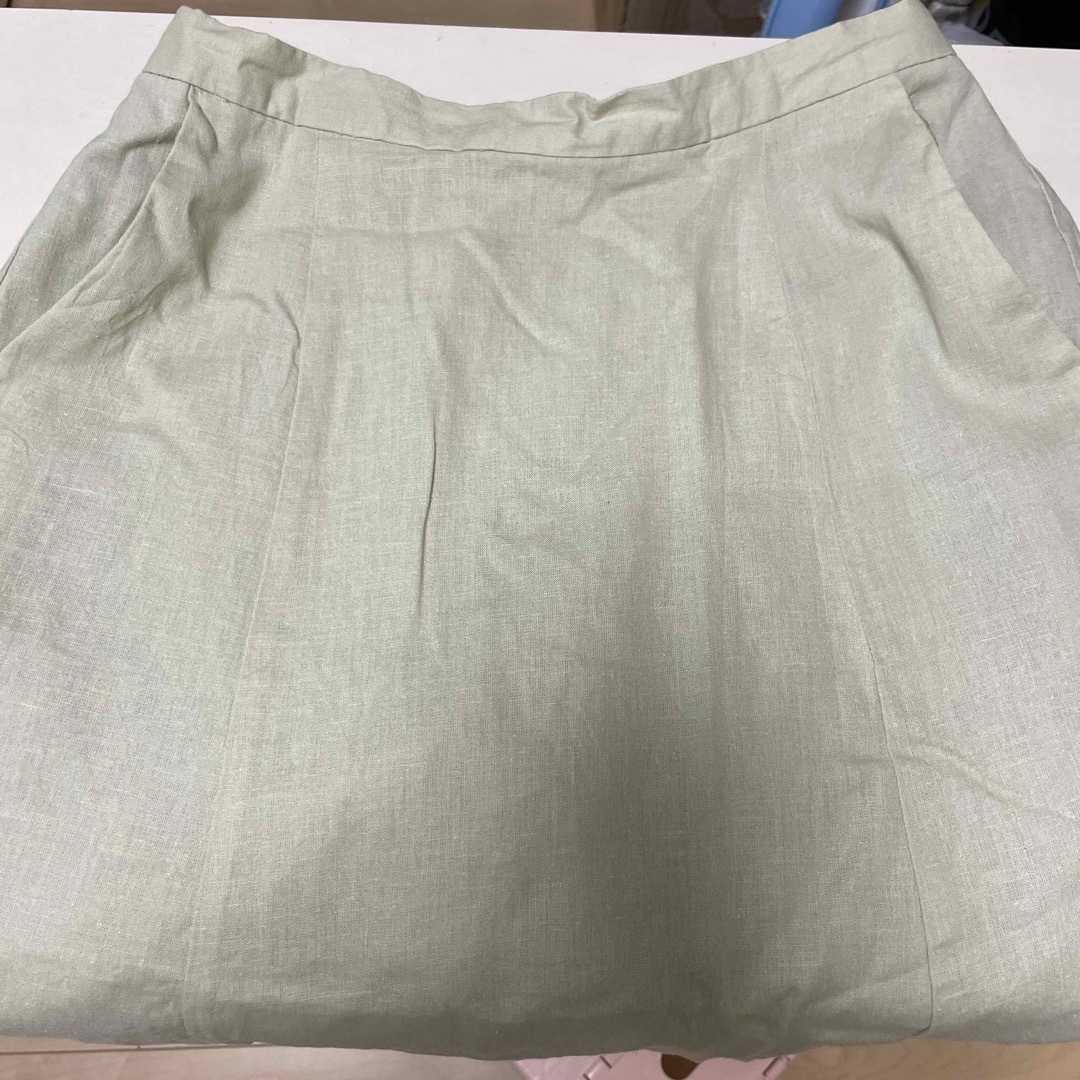 GU(ジーユー)のGU    リネン　スカート レディースのスカート(ロングスカート)の商品写真