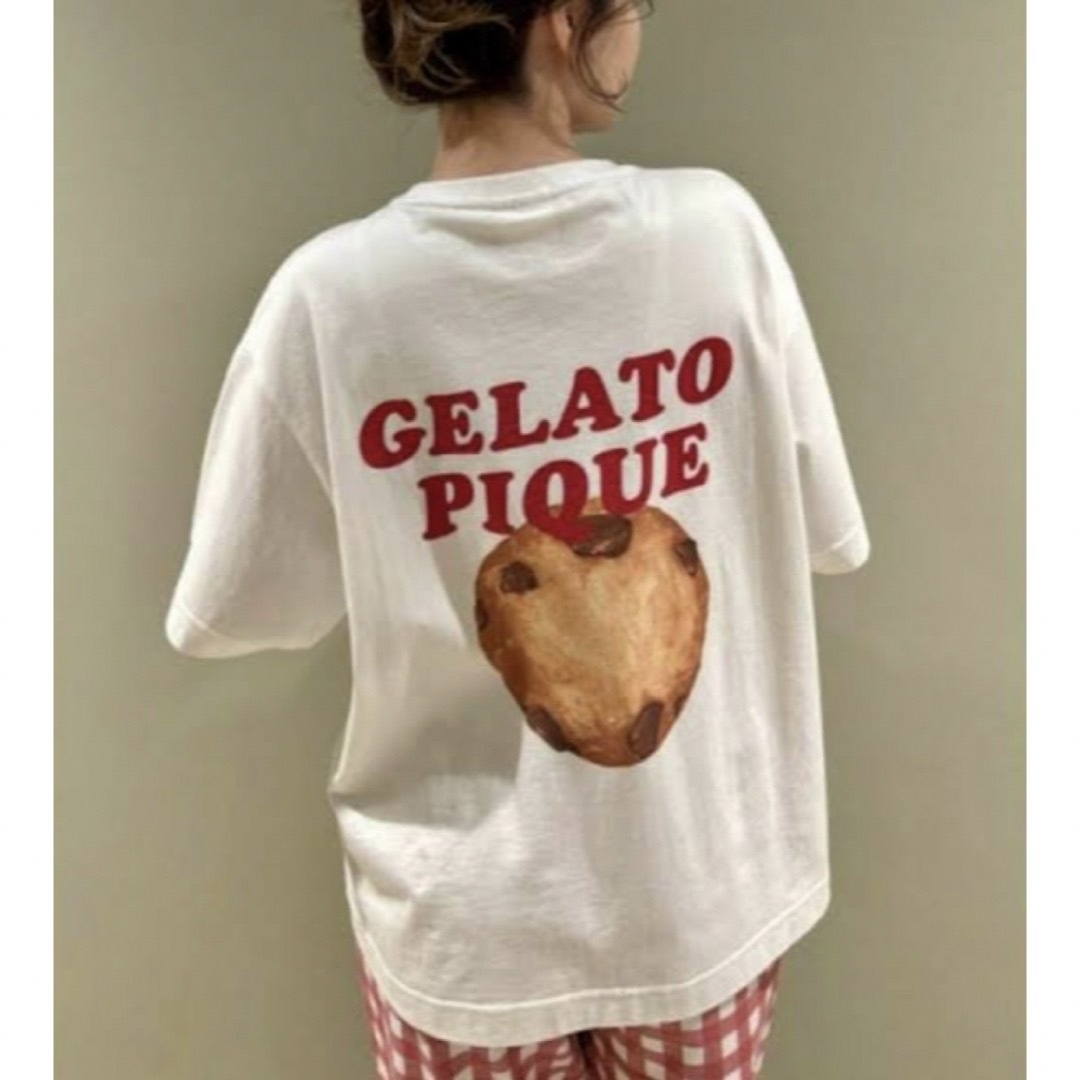 gelato pique(ジェラートピケ)の【新品未使用♡タグ付き】ジェラートピケ♡ルームウェアクッキー柄♡半袖上下セット レディースのルームウェア/パジャマ(ルームウェア)の商品写真