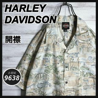 Harley Davidson - 【入手困難!!】ハーレーダビッドソン ✈︎開襟シャツ ハワイ製 半袖シャツ