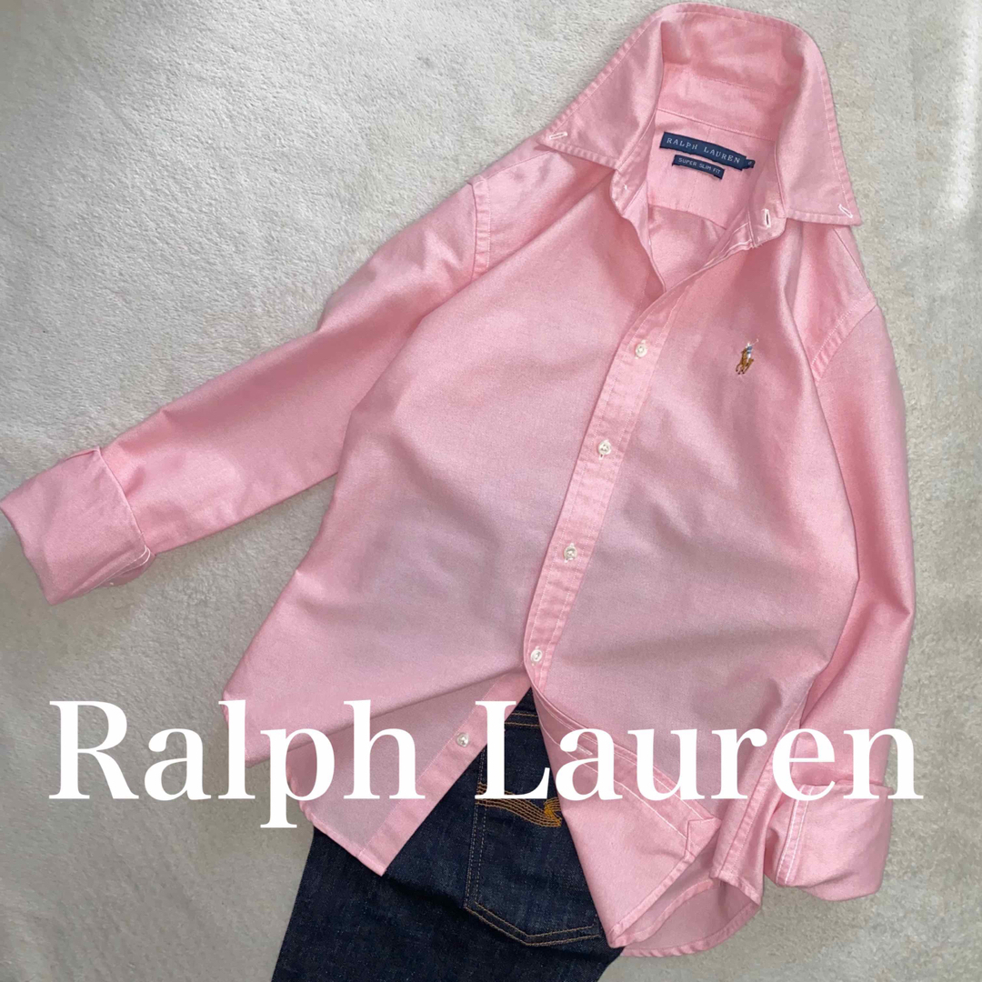 POLO RALPH LAUREN(ポロラルフローレン)のRalph Lauren 美品　S位　正規品　家洗い可　清潔感&清涼感のある1着 レディースのトップス(シャツ/ブラウス(長袖/七分))の商品写真