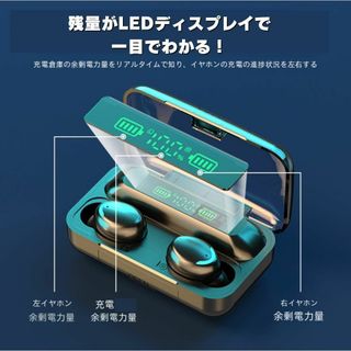 高音質　防水ワイヤレスイヤホン　ノイズキャンセリング　Bluetooth(ヘッドフォン/イヤフォン)