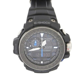 カシオ(CASIO)のCASIO カシオ/G−SHOCK/ガルフマスター/電波ソーラー腕時計/GWN-1000C-1A/Bランク/88【中古】(腕時計(アナログ))