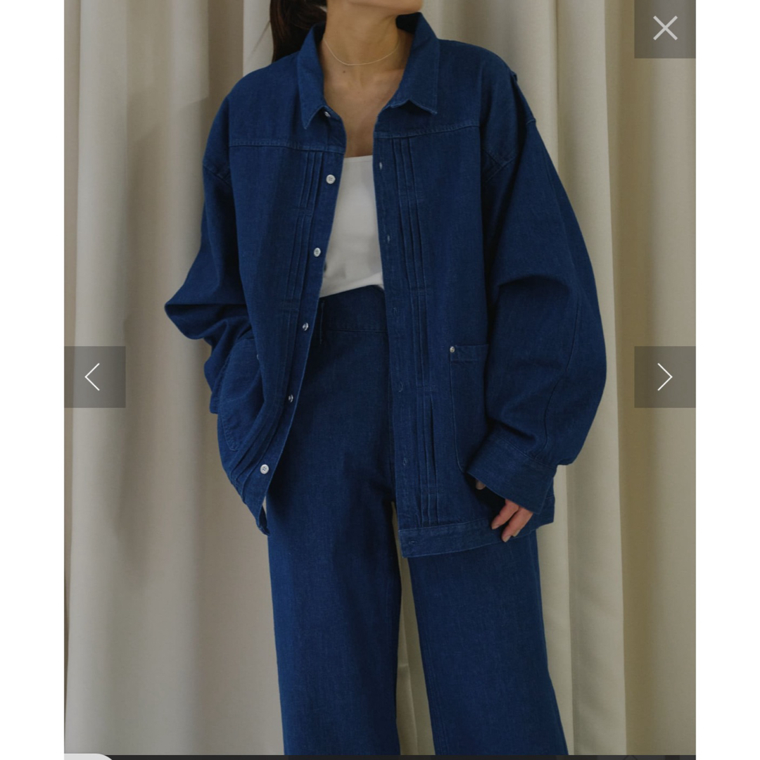 【Pasterip】Design denim jacket レディースのジャケット/アウター(Gジャン/デニムジャケット)の商品写真