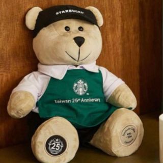 スターバックスコーヒー(Starbucks Coffee)のレア　海外　スターバックス　ベアリスタ　限定　アニバーサリー　ぬいぐるみ(ぬいぐるみ/人形)