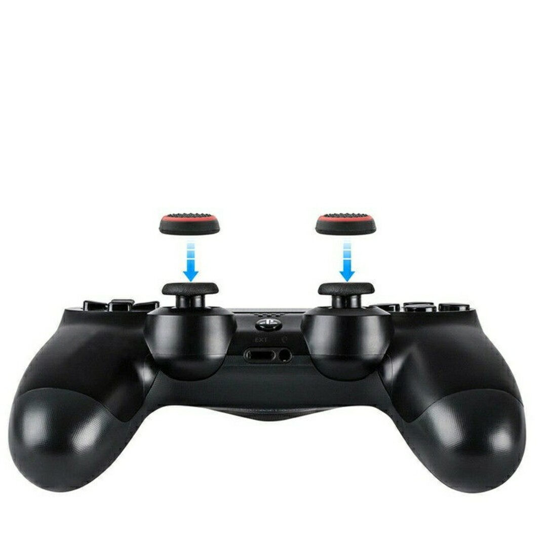 2個セット PS5等　コントローラー　キャップ　ジョイスティック　カバー 白 青 エンタメ/ホビーのゲームソフト/ゲーム機本体(家庭用ゲーム機本体)の商品写真