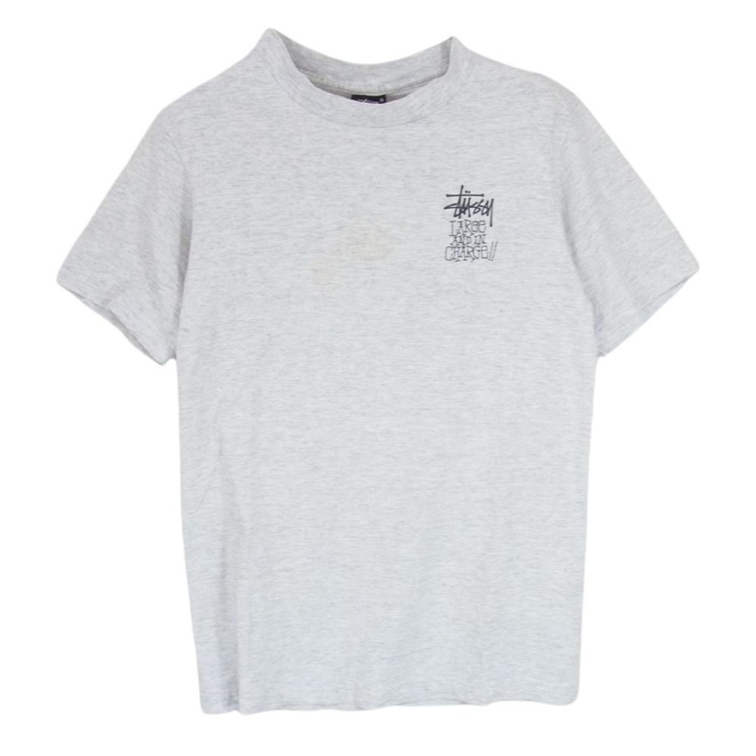 STUSSY(ステューシー)のSTUSSY ステューシー vintage 80s USA製 黒タグ ELEPHANT エレファント ブリント 半袖  Tシャツ グレー系 S【中古】 メンズのトップス(シャツ)の商品写真