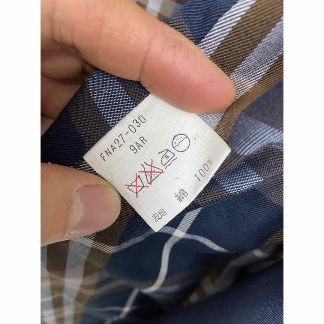 BURBERRY(バーバリー)のバーバリー　スプリング コート アウター フード　サイズ9号　綿コート レディースのジャケット/アウター(モッズコート)の商品写真