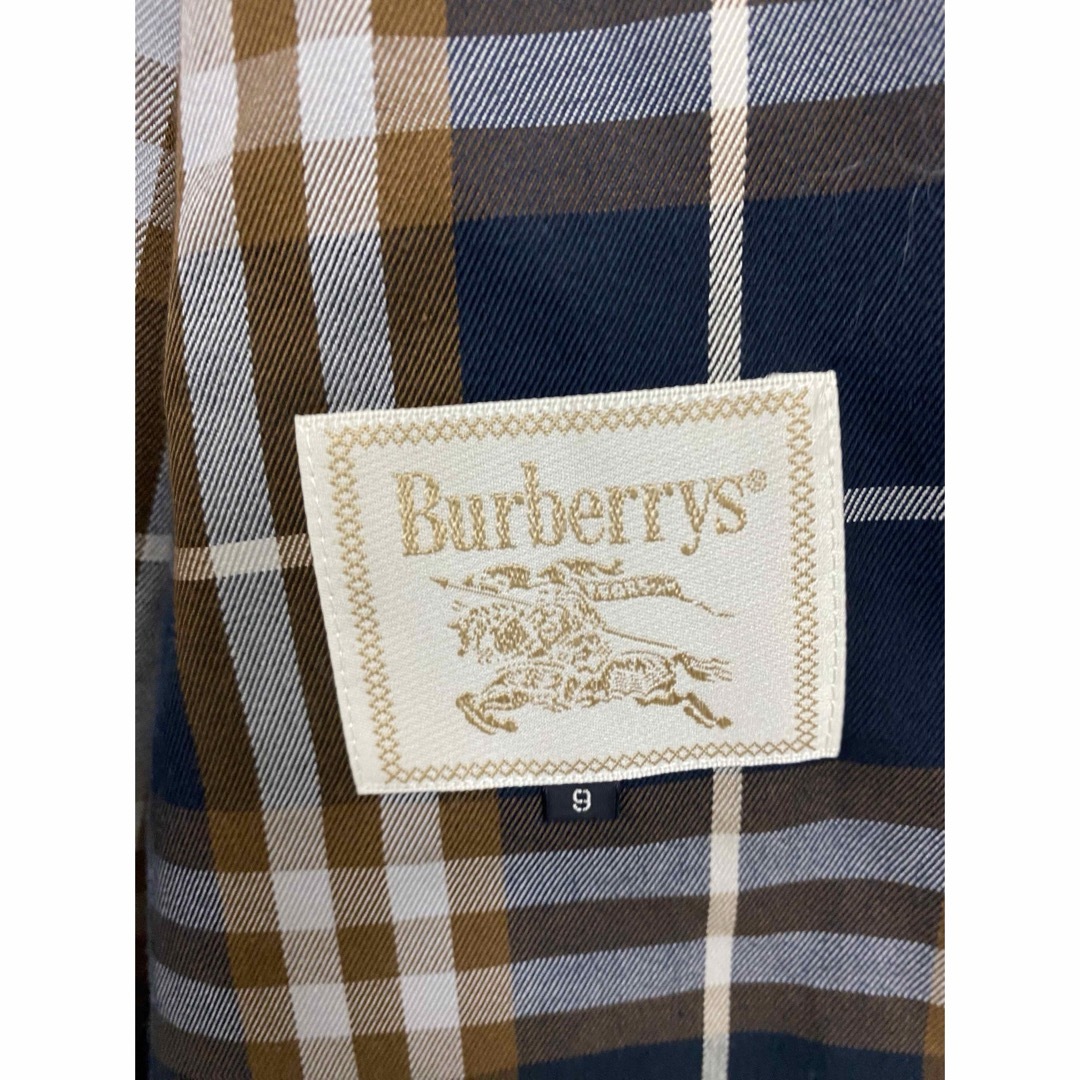 BURBERRY(バーバリー)のバーバリー　スプリング コート アウター フード　サイズ9号　綿コート レディースのジャケット/アウター(モッズコート)の商品写真