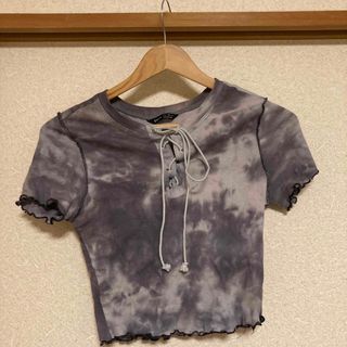 シーイン(SHEIN)のクロップドTシャツ　タイダイ(Tシャツ/カットソー(半袖/袖なし))