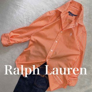 ポロラルフローレン(POLO RALPH LAUREN)のRalph Lauren 美品　M位　正規品　家洗い可　健康美&清潔感のある1着(シャツ/ブラウス(長袖/七分))