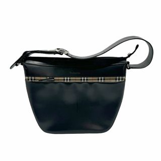 BURBERRY - バーバリーズ Burberrys ショルダーバッグ レザー ブラック レディース 送料無料【中古】 z0711