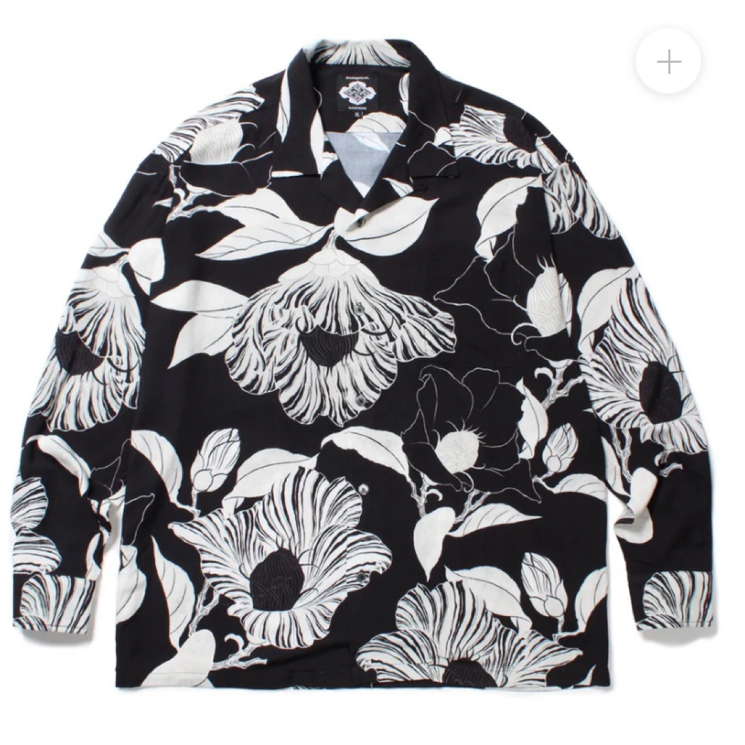 WACKO MARIA(ワコマリア)のGAKKIN × BUDSPOOL 廻り花　L/S HAWAIIAN SHIRT メンズのトップス(シャツ)の商品写真