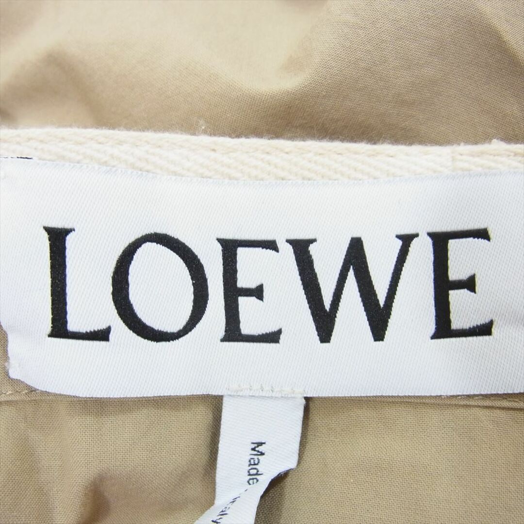 LOEWE(ロエベ)のLOEWE ロエベ 28003861 国内正規品 ロングスカート ワイドシルエット カットオフ ベージュ系 42【美品】【中古】 レディースのスカート(その他)の商品写真