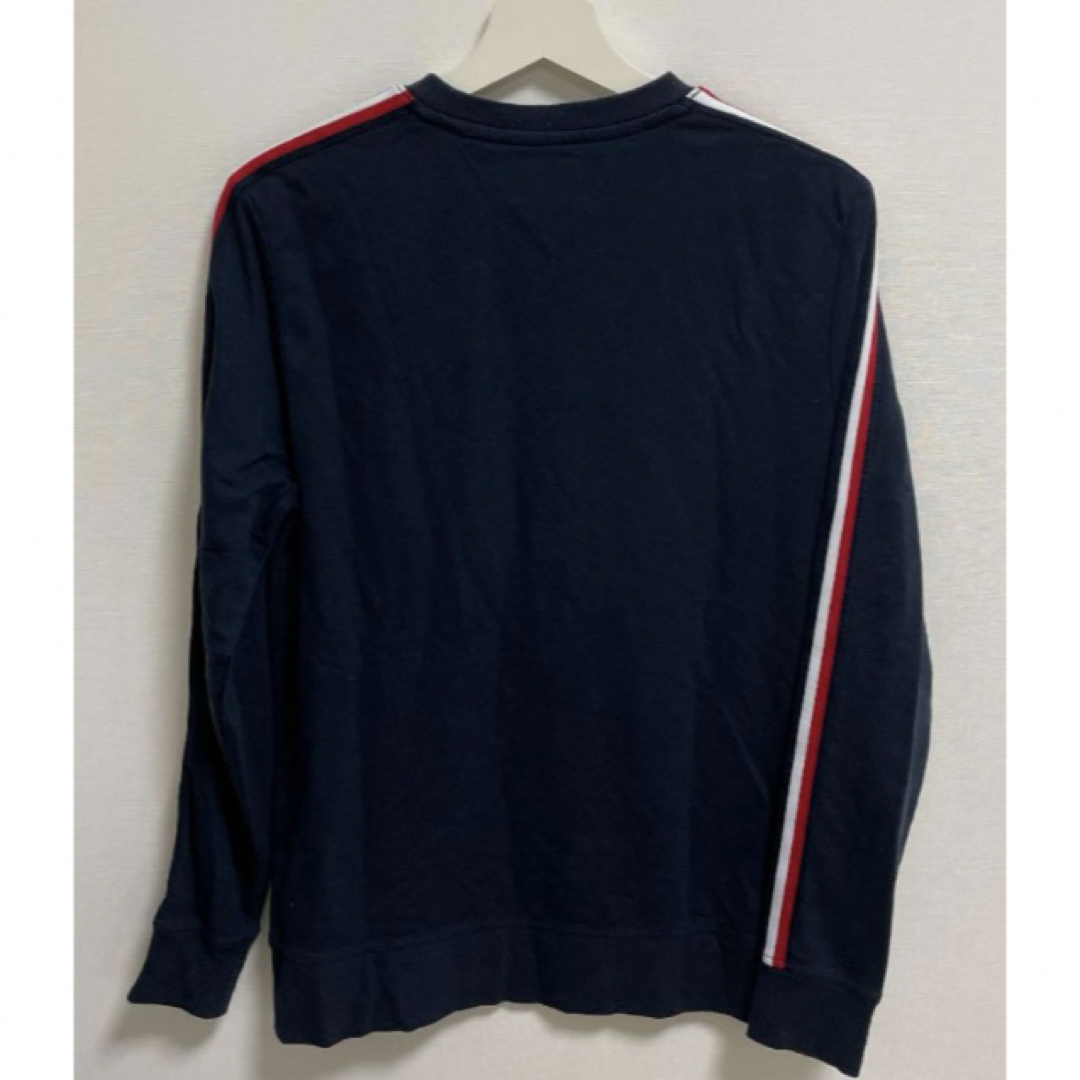 TOMMY HILFIGER(トミーヒルフィガー)のトミー　長袖 tommy ロンT ネイビー　ロングTシャツ メンズのトップス(Tシャツ/カットソー(七分/長袖))の商品写真