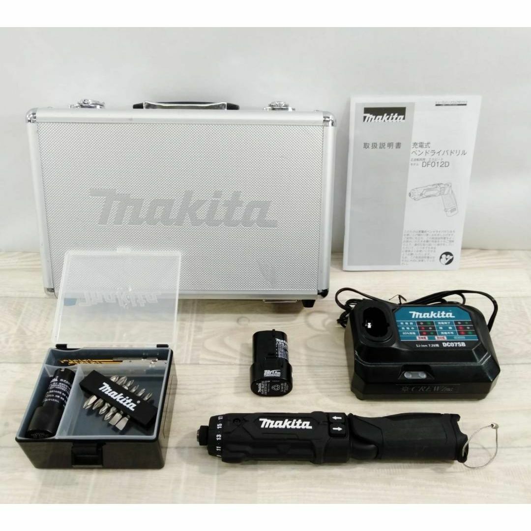 Makita(マキタ)のマキタ 充電式ペンドライバドリル 7.2V 1.5Ah DF012DSHXB スポーツ/アウトドアの自転車(工具/メンテナンス)の商品写真